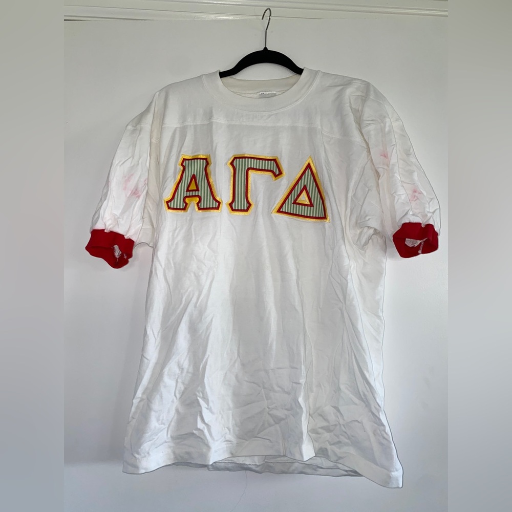 Vintage sorority jersey Alpha Gamma Delta